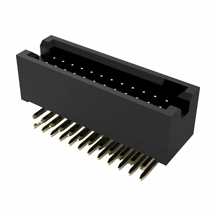 1.27 মিমি বক্স শিরোনাম পুরুষ ডাবল সারি ডান কোণ ডিপ 2