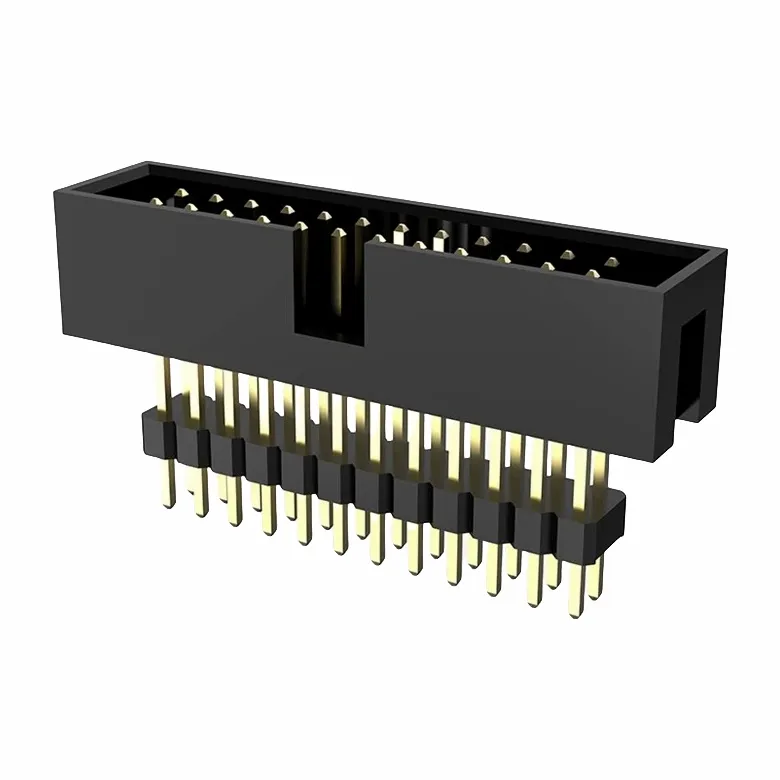 2.54 মিমি বক্স শিরোনাম ডাবল সারি সোজা