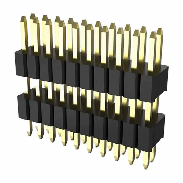 2.54 মিমি পিন শিরোনাম ডাবল সারি সোজা