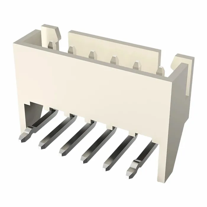 2.5 মিমি ওয়েফার একক সারি ডান কোণ ডিপ এইচ 7 মিমি