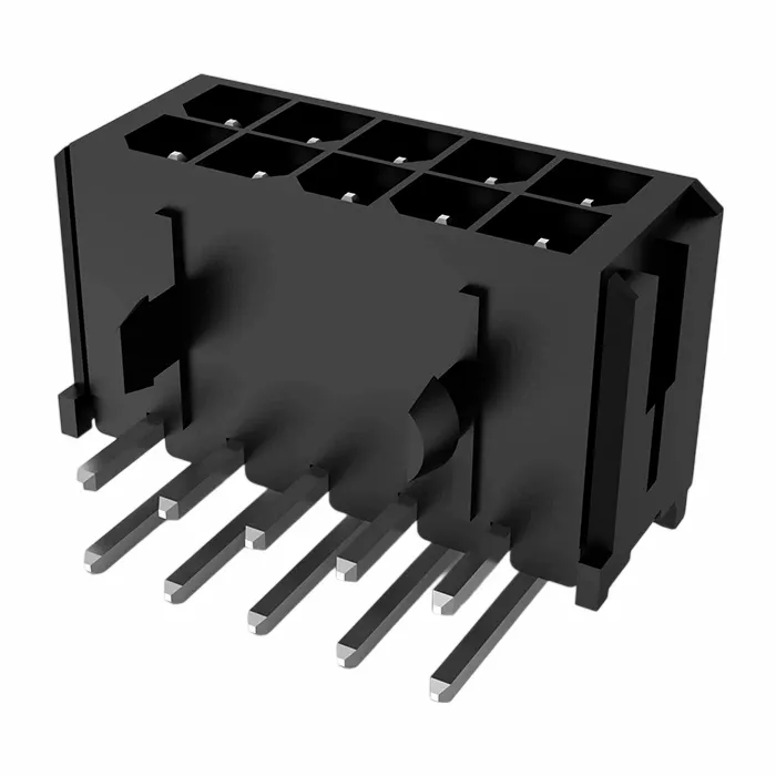 3.0 মিমি ওয়েফার ডাবল সারি ডান কোণ ডিপ এইচ 9.9 মিমি